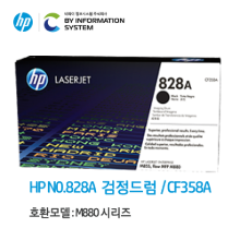 M880용 HP NO.828A  검정 정품 레이저젯 드럼 카트리지 CF358A